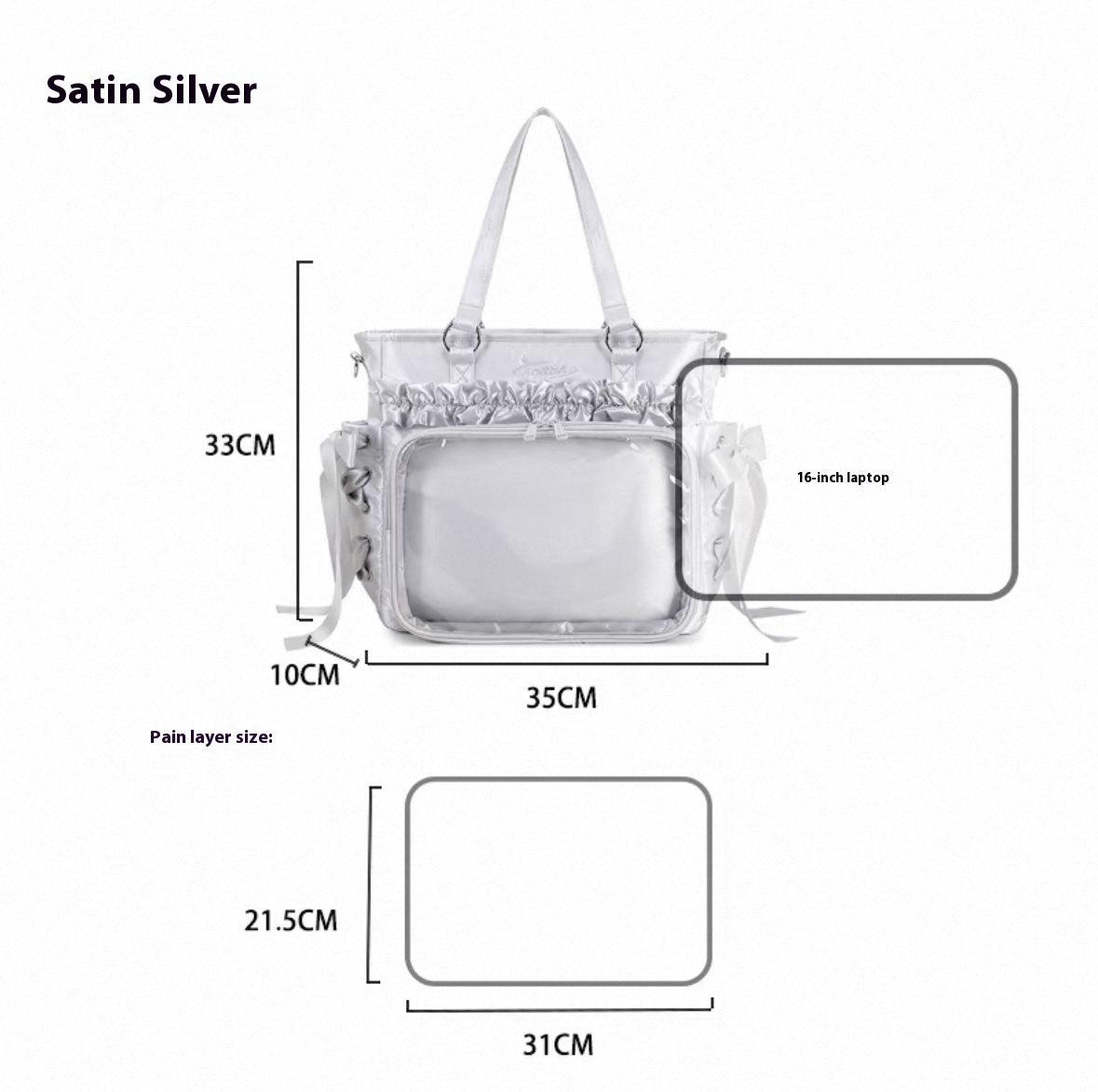 AORDA tote bag for women large bag ita bag college school bag backpack large capacity multifunctional use suitable for plush toys