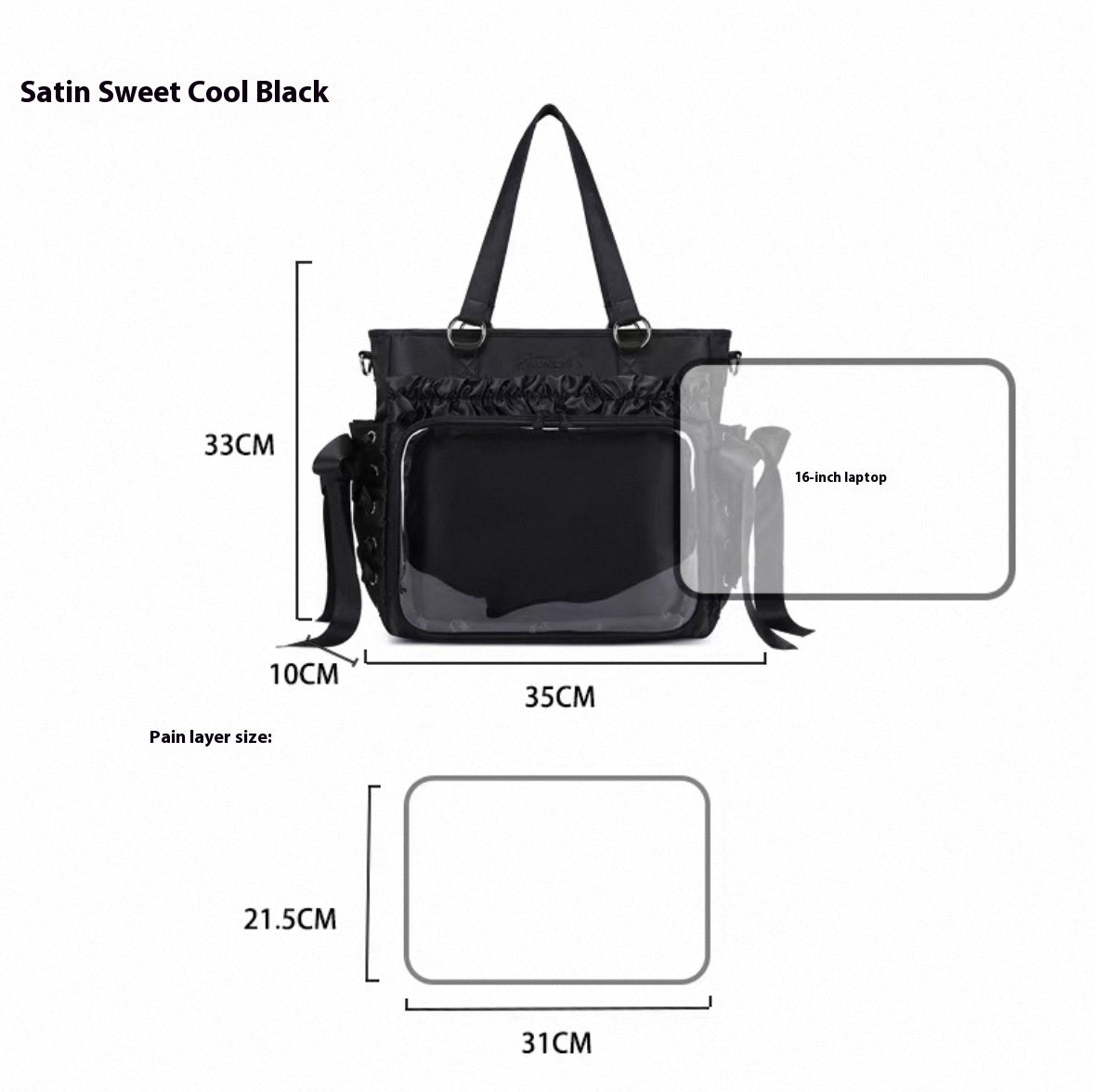 AORDA tote bag for women large bag ita bag college school bag backpack large capacity multifunctional use suitable for plush toys