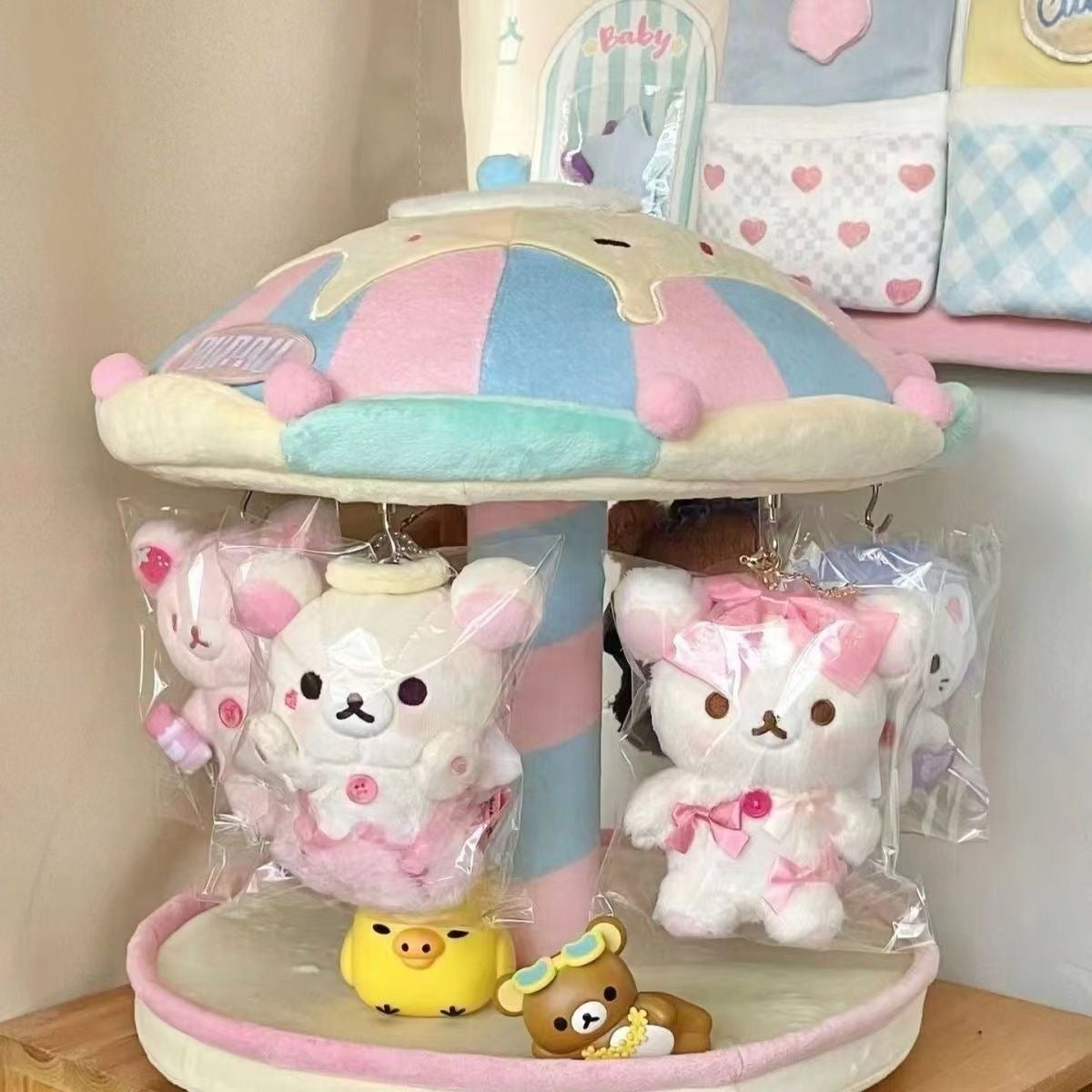 Carousel doll house trendy toy display stand holiday gift for friends