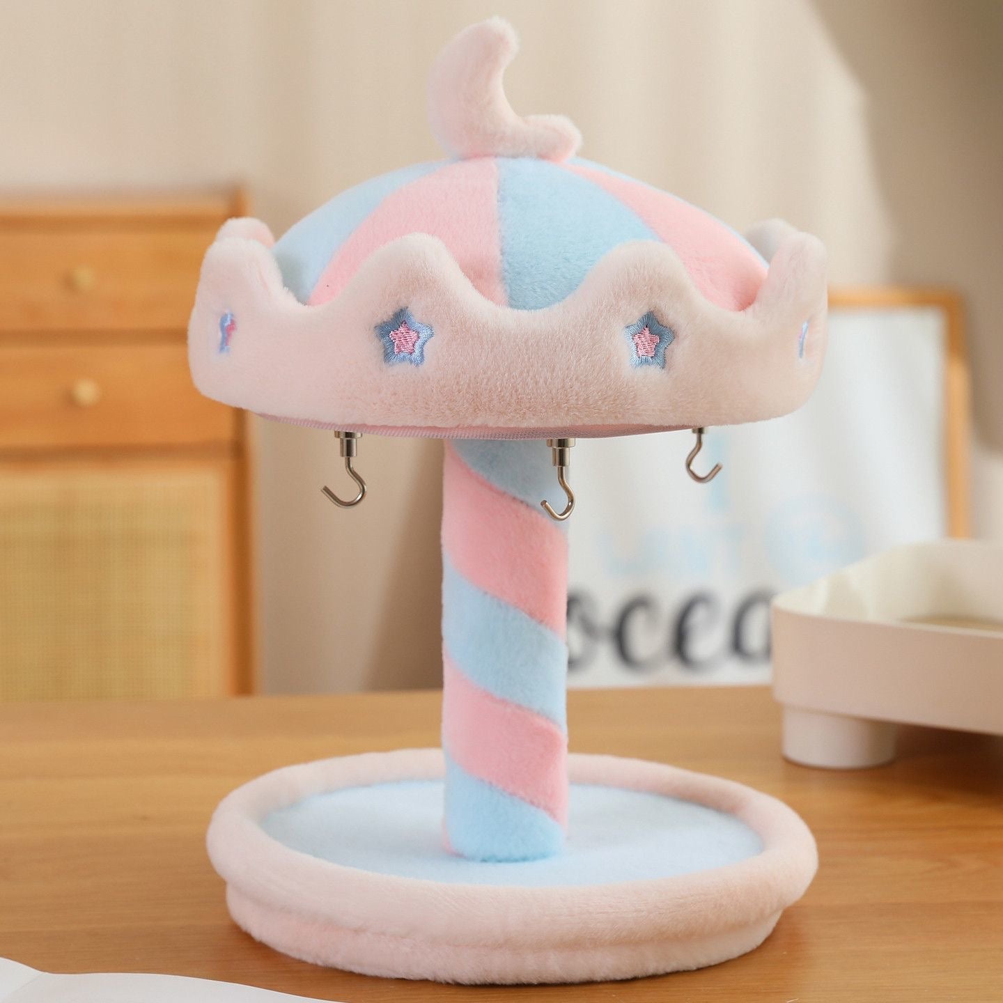 Carousel doll house trendy toy display stand holiday gift for friends