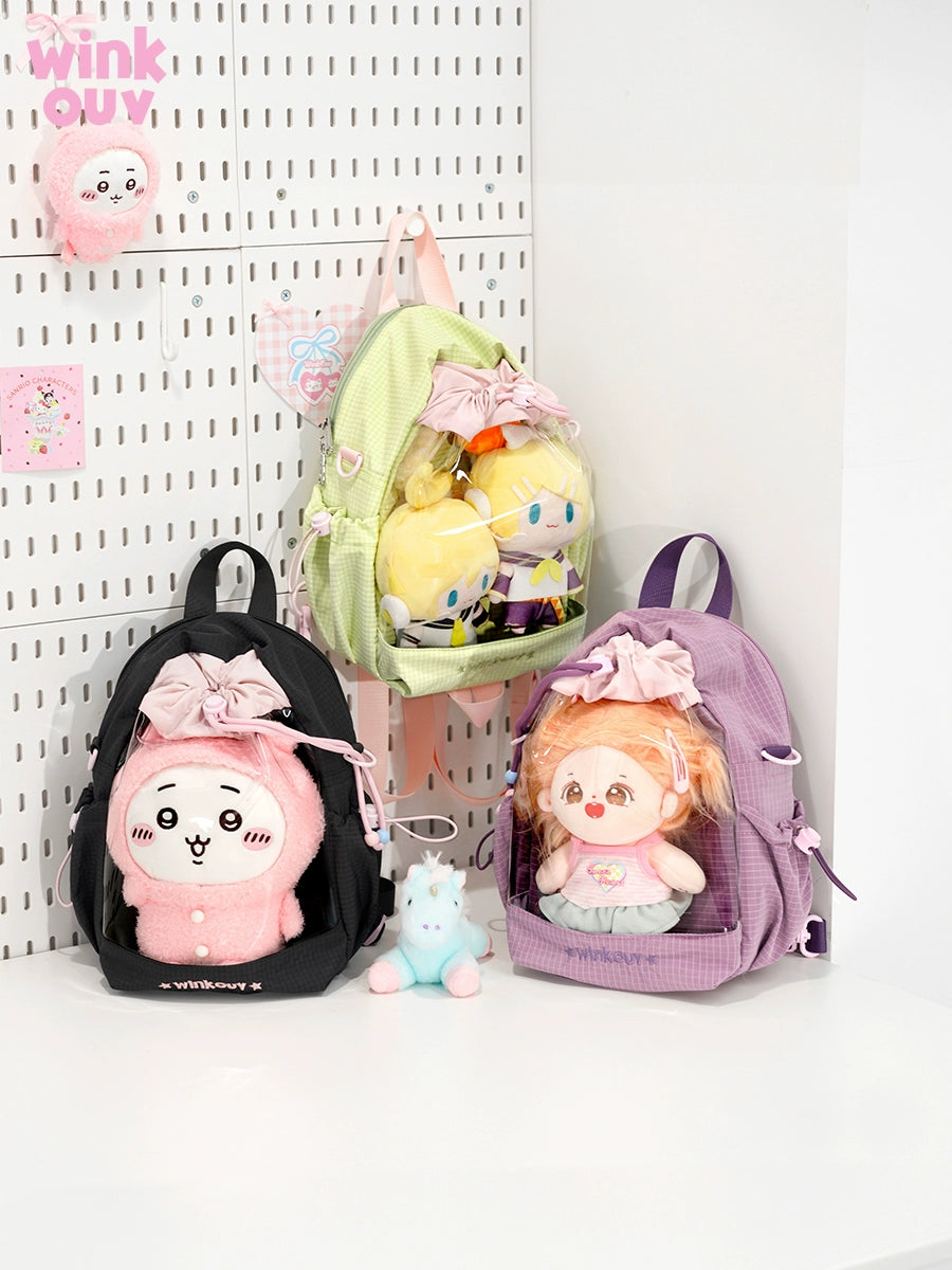 winkouv school bag backpack waterproof lightweight college small size suitable for plush tools
