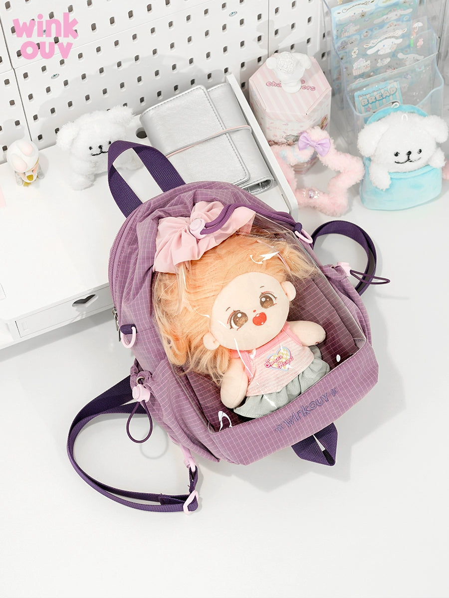 winkouv school bag backpack waterproof lightweight college small size suitable for plush tools