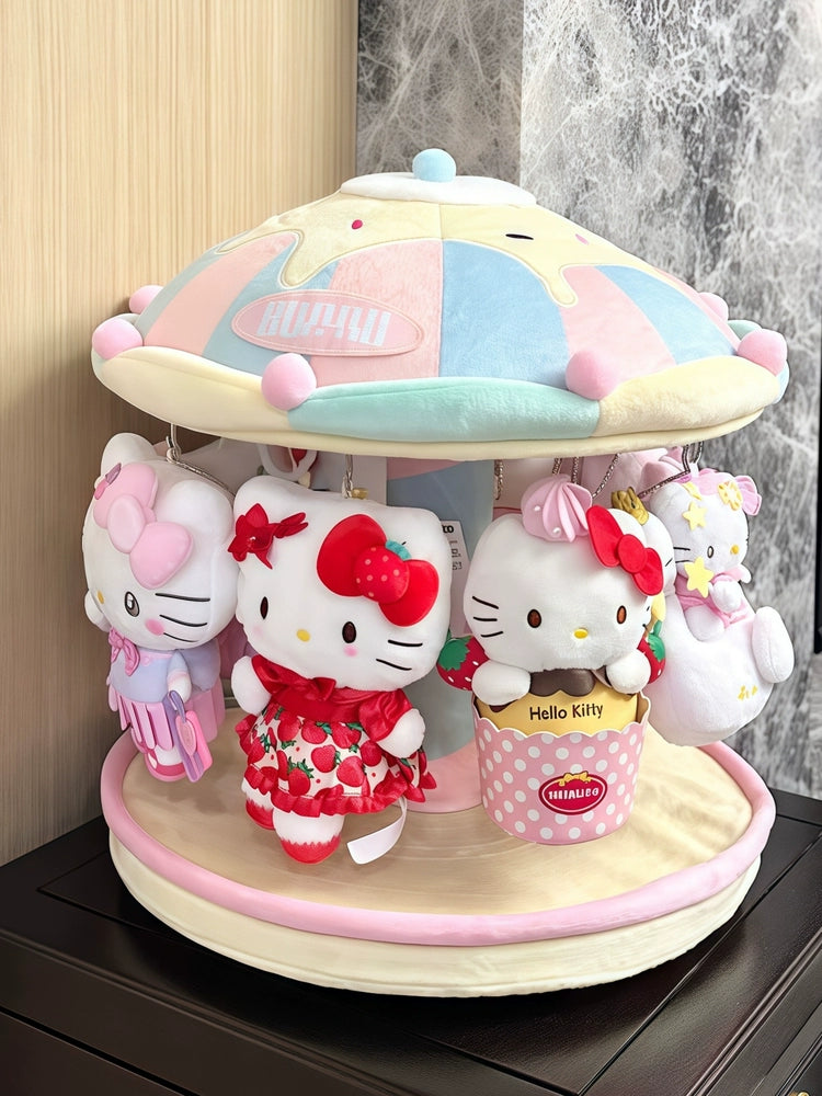 Carousel doll house trendy toy display stand holiday gift for friends