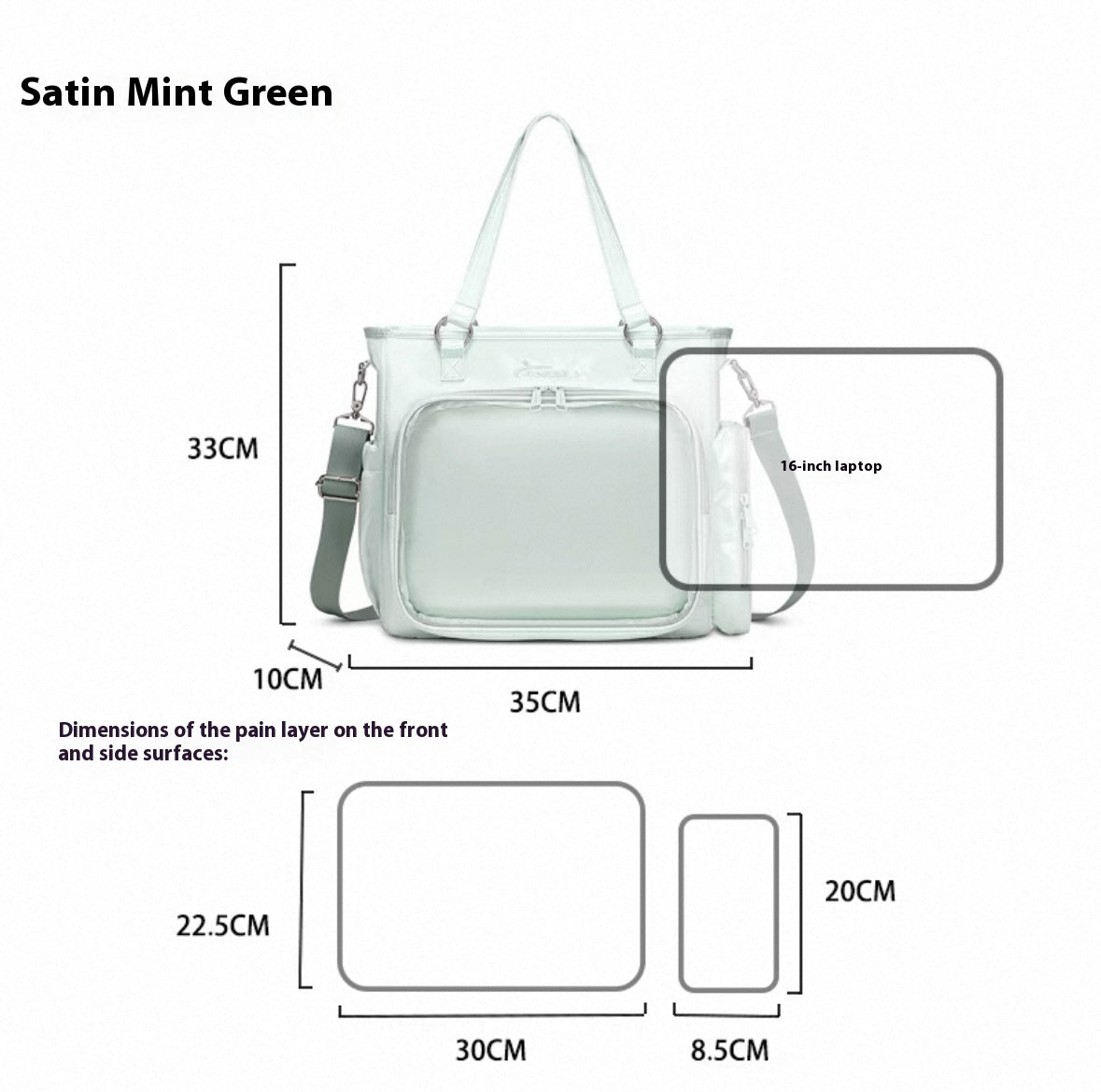 AORDA tote bag for women large bag ita bag college school bag backpack large capacity multifunctional use suitable for plush toys