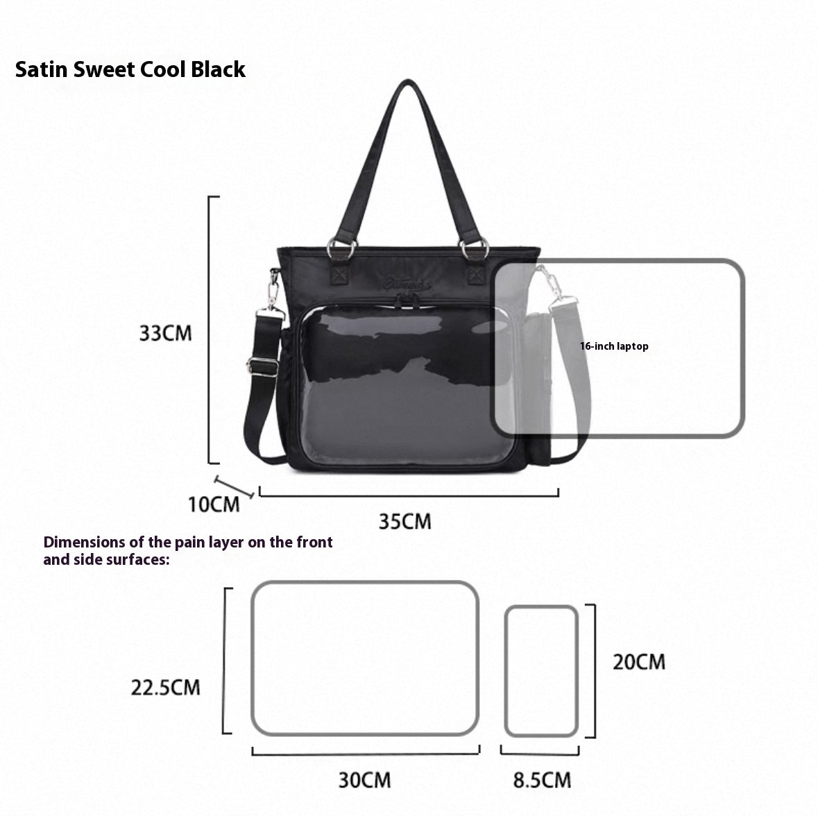 AORDA tote bag for women large bag ita bag college school bag backpack large capacity multifunctional use suitable for plush toys