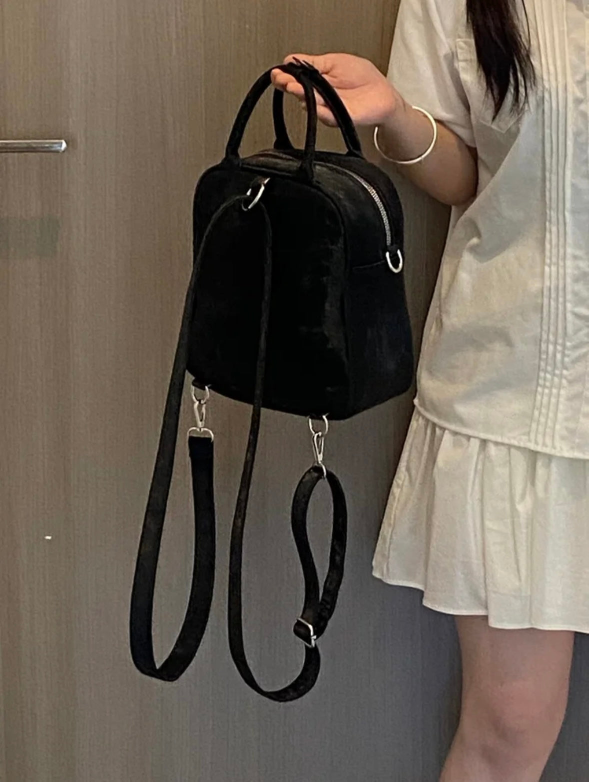 Labubu ita bag messenger bag school bag backpack for school capacity multifunctional use suitable for plush tools