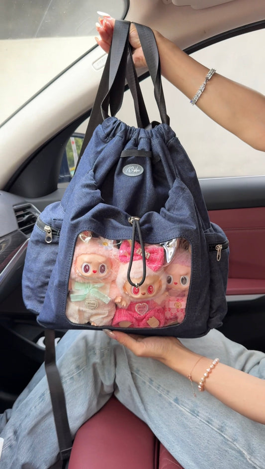 OOPSDAY labubu school bag backpack for school ita bag college large capacity suitable for plush tools