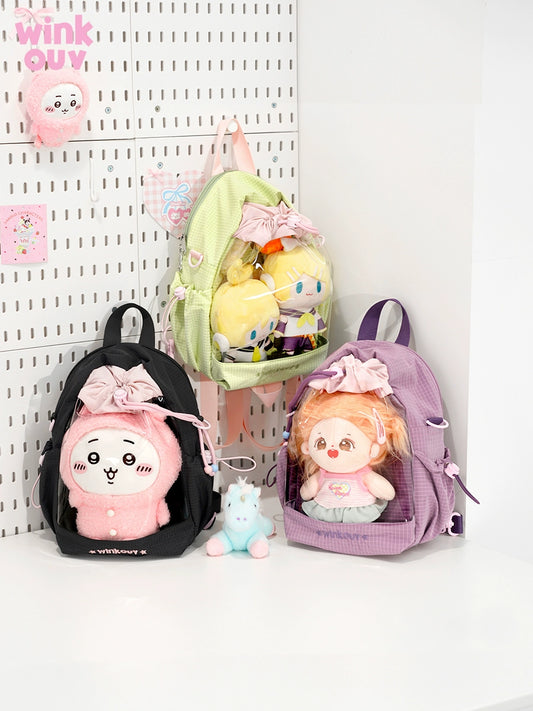 winkouv school bag backpack waterproof lightweight college small size suitable for plush tools