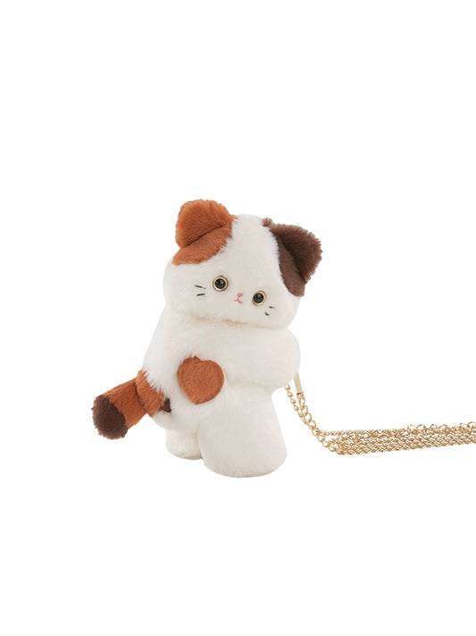 Calico cat bag plush toy backpack as a birthday gift for a friend