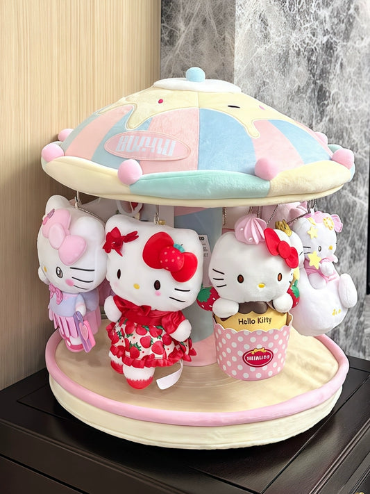 Carousel doll house trendy toy display stand holiday gift for friends