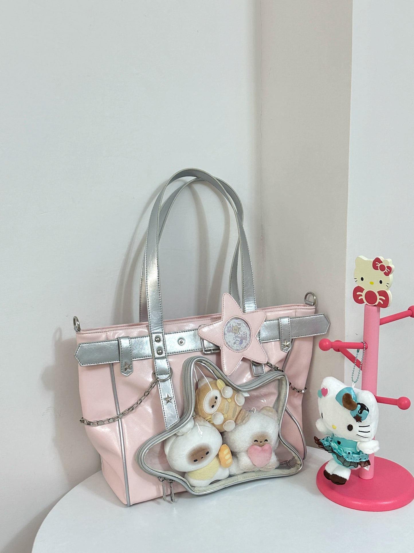 tote bag for women large bag ita bag college school bag backpack large capacity suitable for plush toys