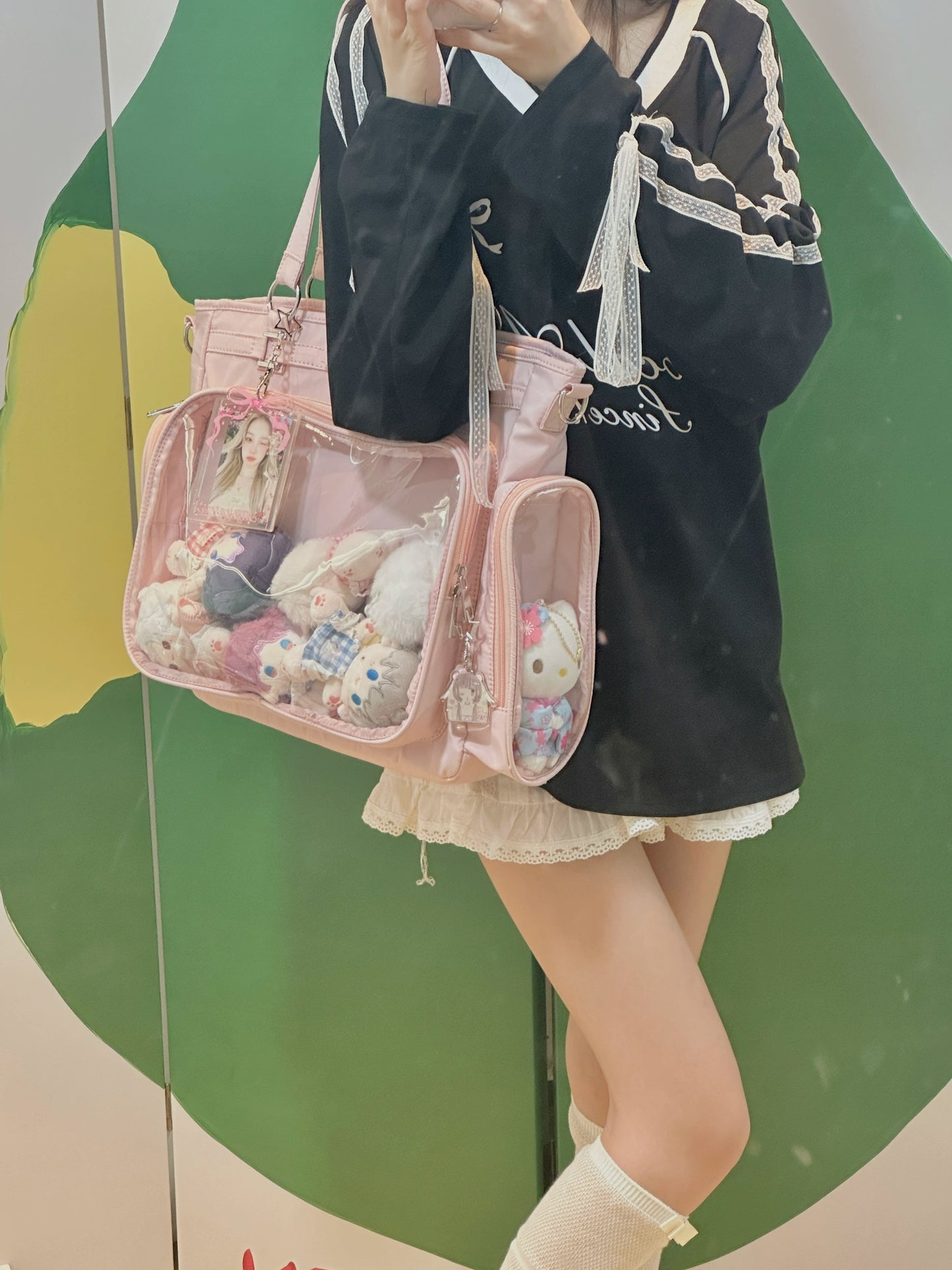 tote bag for women large bag ita bag college school bag backpack large capacity multifunctional use suitable for plush toys