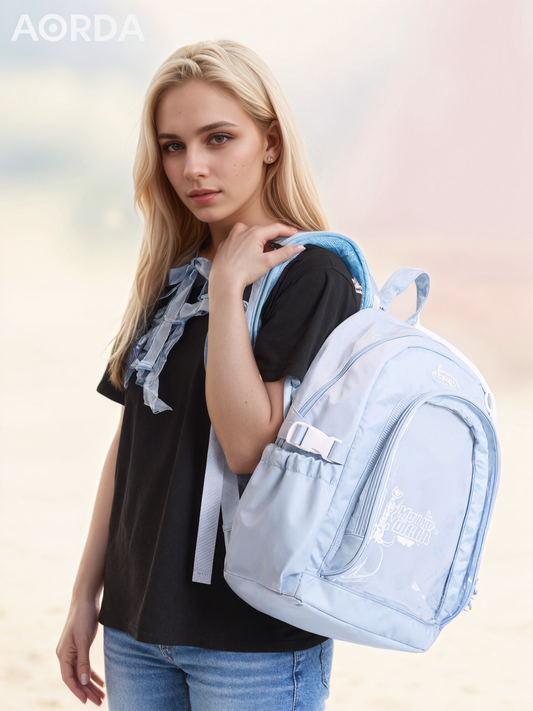 AORDA school bag backpack for school ita bag college large capacity suitable for plush tools